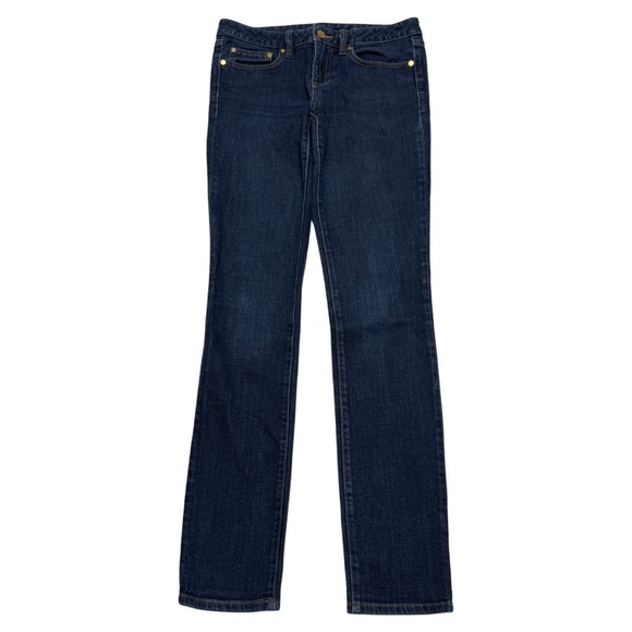 {Tory Burch} "Super Skinny Jean" Mid Rise Slim Leg Stretch Denim Jeans - Picture 1 of 5